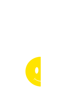 Smiley Skull minta sötétkék pólón