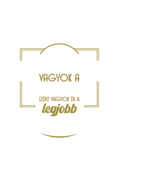 Büszke vagyok a szakmámra Masszőr minta fehér pólón