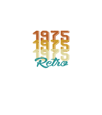RETRO - 1975 minta fehér/piros pólón