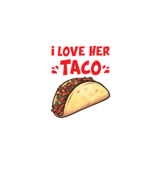 Couple TACO minta fehér pólón