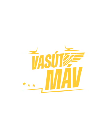 Hív a vasút vár a máv minta királykék pólón