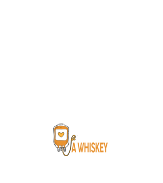 Vészhelyzet esetére a vércsoportom a Whiskey minta fehér pólón