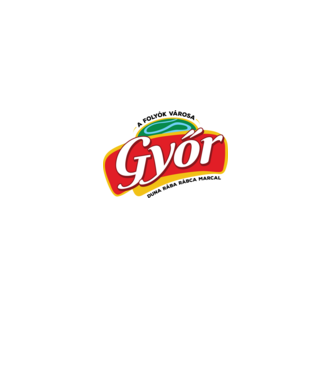 Győr a folyók városa minta fehér pólón