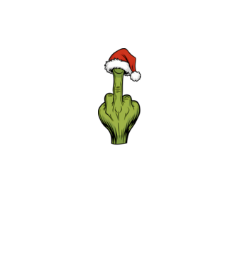 Szeretem a karácsonyi páros pólókat, de én nem Grinch Fekete pólóra minta homokszín pólón