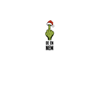 Szeretem a karácsonyi páros pólókat, de én nem Grinch Fehér pólóra minta királykék pólón