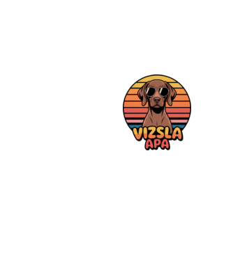 Vizsla Apa minta neonsárga pólón