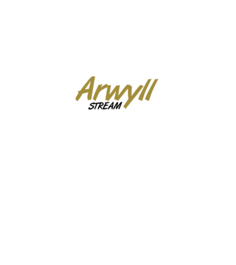Arwyll Stream minta fehér pólón