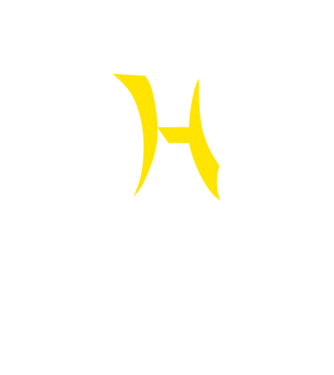 Halak minta fekete pólón