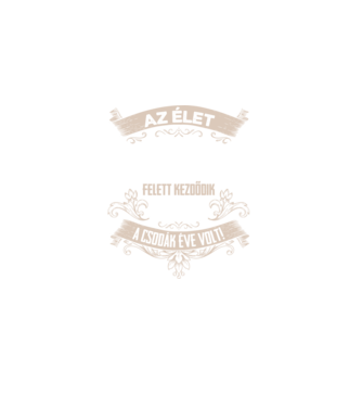 A csodák éve szülinapos 40 éves 1985 minta  pólón