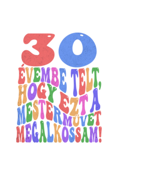 Mestermű megalkotása 30 minta fekete pólón