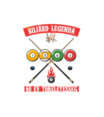 Biliárd legenda született 1963 minta fehér pólón