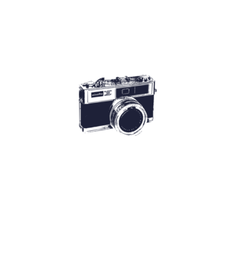 Camera for hipsters minta fehér pólón
