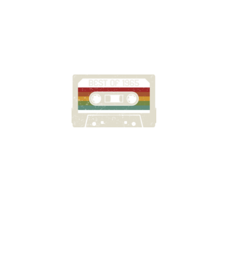 retro tape 1965 vintage minta fekete pólón