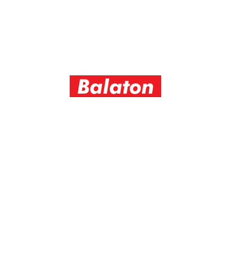 Balaton minta szürke pólón