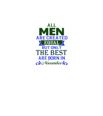 All men created equal....november minta szürke pólón