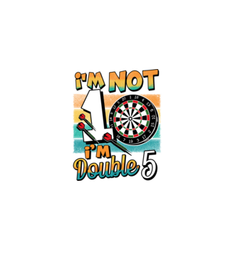 Darts Birthday 10 years old minta fekete pólón