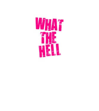 What the hell minta fekete pólón