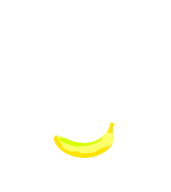 Banán minta sötétkék pólón