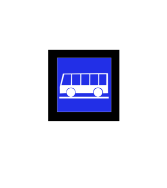 buszmeg.eps minta fehér pólón