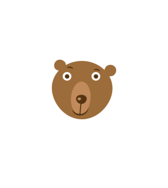 bear minta fehér pólón