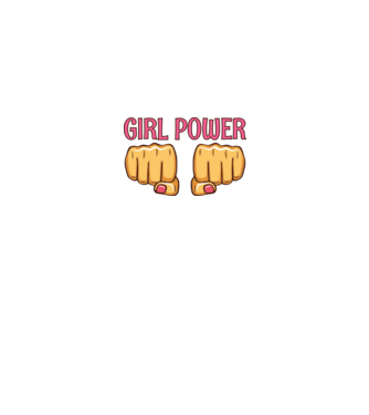 Girl Fist minta türkiz pólón