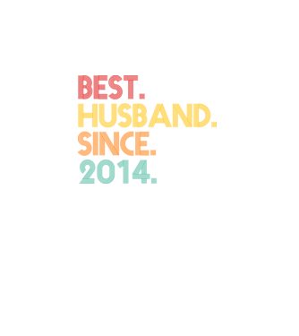 best husband since 2014 retro minta türkiz pólón