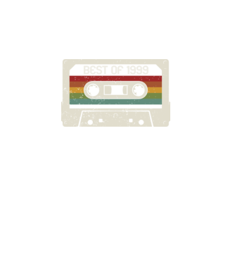 retro tape 1999 vintage minta türkiz pólón