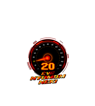 Nyomom neki 20 éve minta fekete pólón