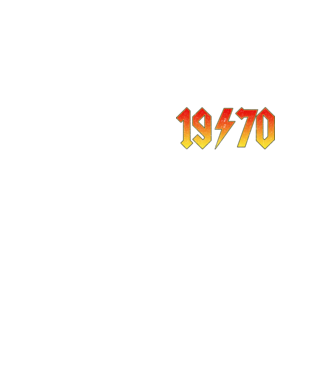 Rock születésnap 1970 JANUÁR minta neonsárga pólón