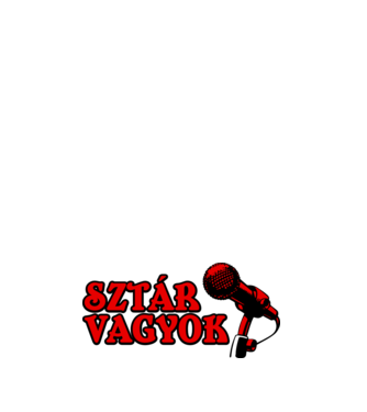 Sztár vagyok minta világos rózsaszín pólón