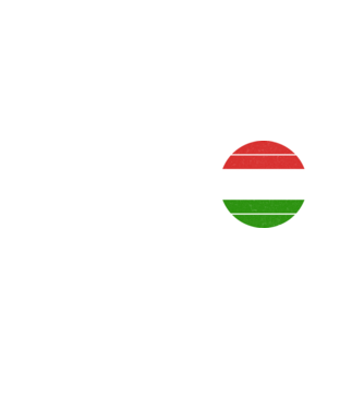 made in 1962 retro vintage hungary minta fekete pólón