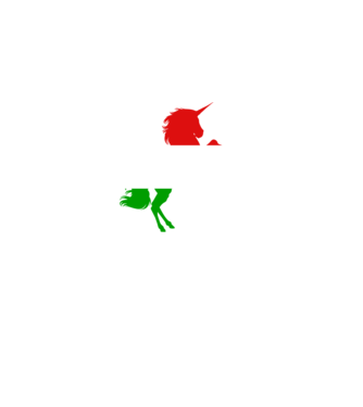 hunikornis minta fekete pólón