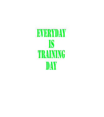 TRAINING DAY minta fekete pólón