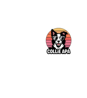 Collie Apa minta neonsárga pólón