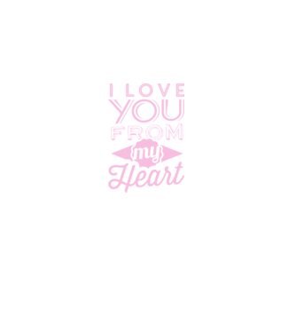 loveyoufrom minta sötétkék pólón