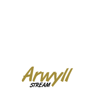 Arwyll Stream minta fehér pólón