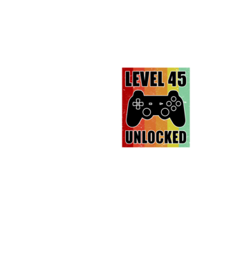 level 45 unlocked retro gamer minta neonsárga pólón