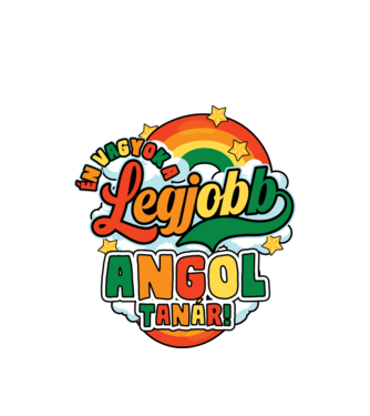 Legjobb angol tanár minta fehér pólón
