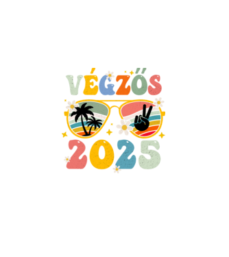 Végzős napgép minta  pólón
