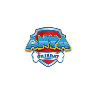 ANYA Őrjárat minta fekete pólón