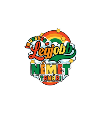 Legjobb német tanár minta fehér pólón