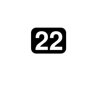 22 minta fehér pólón