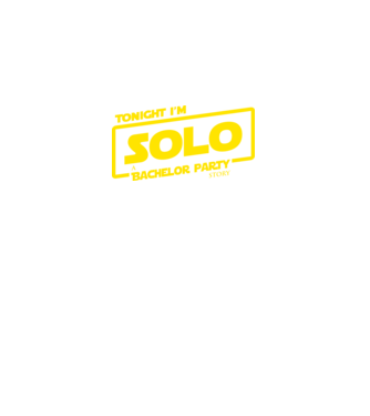 Tonight I'm Solo minta fekete pólón