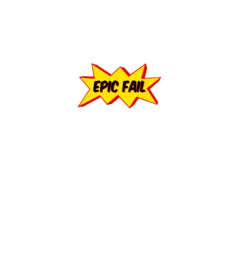 Epic minta fehér pólón