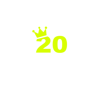 Crown Year - 20 minta piros pólón