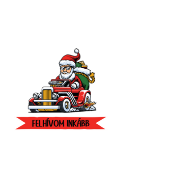Hagyjuk a Mikulást APA drk minta fehér pólón