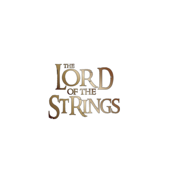 Lord of the Strings  minta fekete pólón