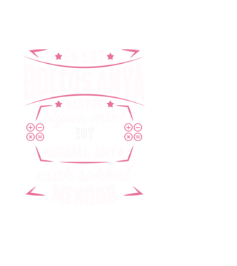 Menő Boltos anya minta fekete pólón
