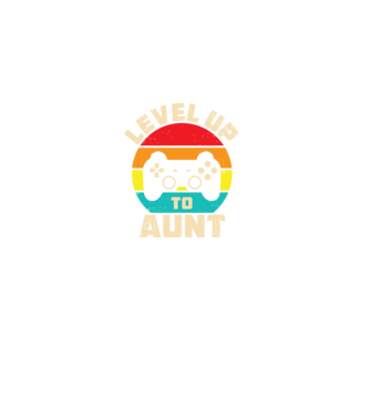 Level Up Aunt minta királykék pólón