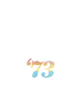 Retro születésnap 1973 minta sötétkék pólón